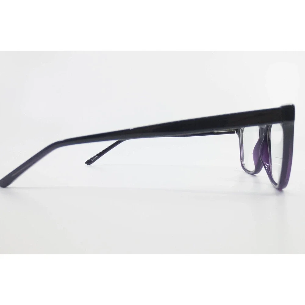 Eyeheart WP 7106 PU/BL Purple Black Cat Eye Eyeglass Frames 54-14-140